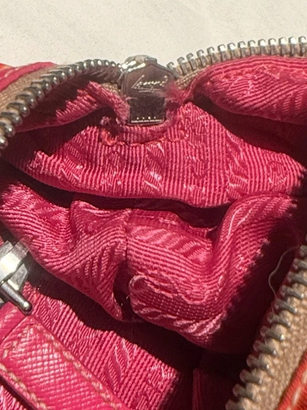 Prada satchel vibrant